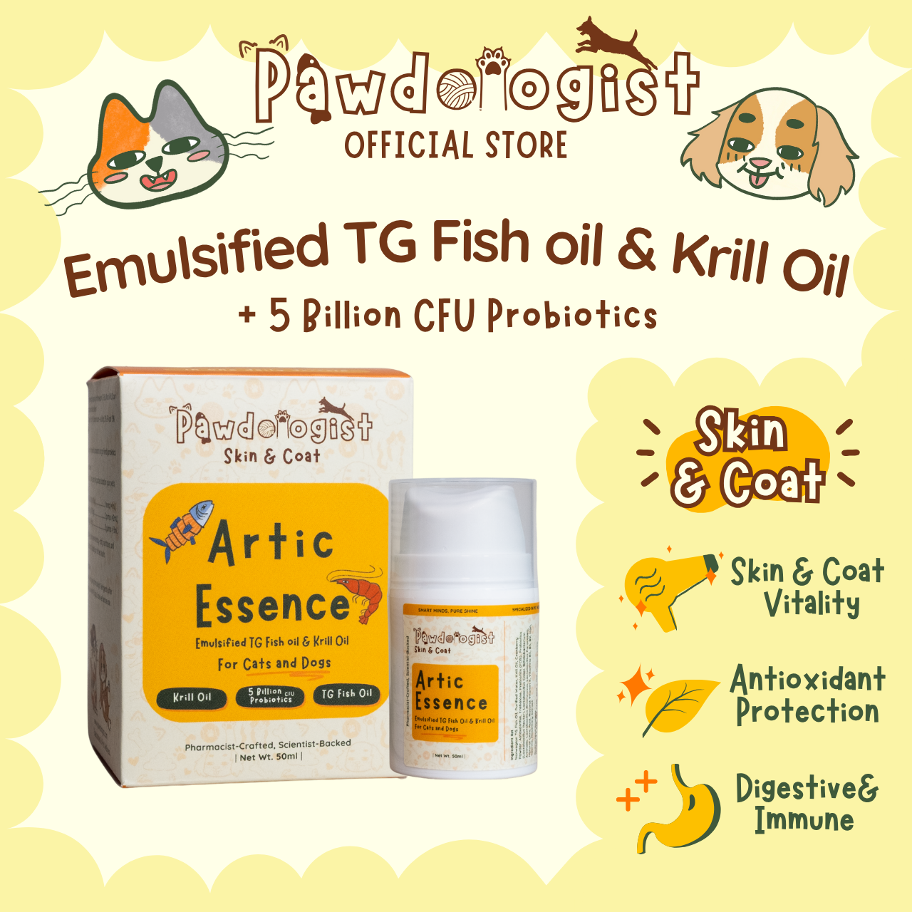 Artic Essence - Norwegian TG Omega Fish Oil & Krill Oil